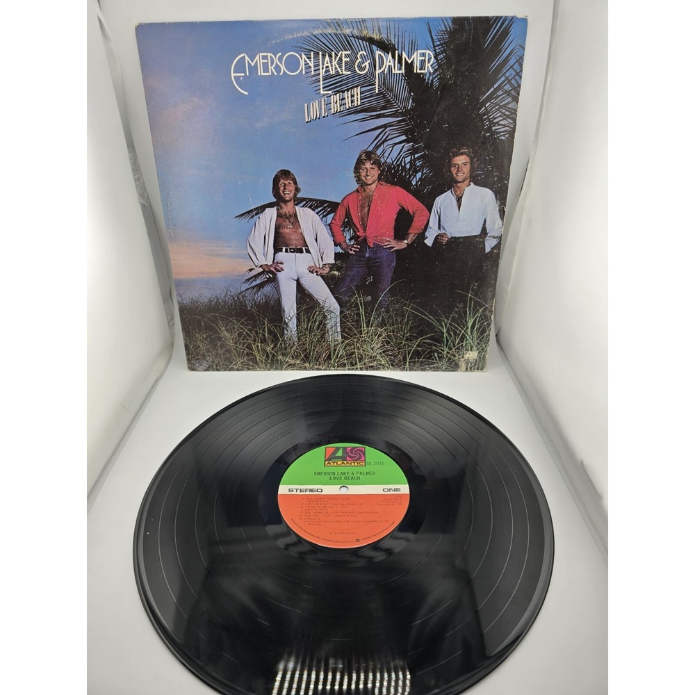 Emerson Lake And Palmer - Love Beach LP 1978 Atlantic Records / VG+ Condition